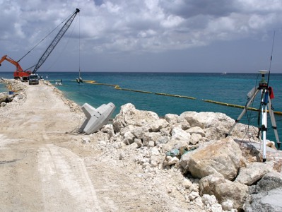 Hess Oil Sea Defence.