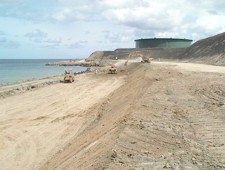 Hess Oil Sea Defence.