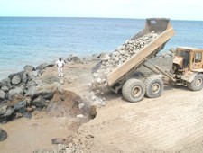 Hess Oil Sea Defence.